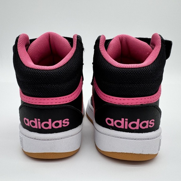 Adidas Hoops Mid 3.0 Basketball Shoes in Core Pink Fusion Baby Size 5 - Picture 9 of 11